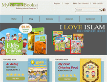 Tablet Screenshot of myislamicbooks.com